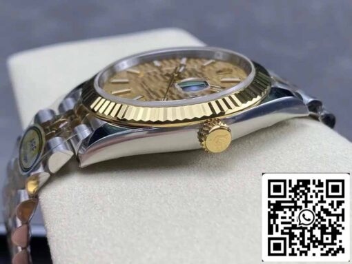 Rolex Datejust m126333-0022 ARF Factory 1:1 Best Edition electroplated with 18k gold - immagine 7