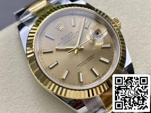 Rolex Datejust m126333-0009 ARF Factory 1:1 Best Edition electroplated with 18k gold - Image 2