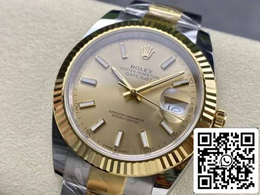 Rolex Datejust m126333-0009 ARF Factory 1:1 Best Edition electroplated with 18k gold - Image 3