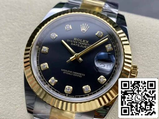 Rolex Datejust m126333-0005 ARF Factory 1:1 Best Edition electroplated with 18k gold - Image 3