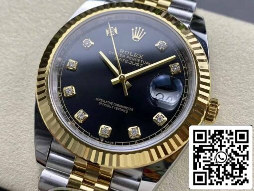 Rolex Datejust m126333-0006 ARF Factory 1:1 Best Edition electroplated with 18k gold - immagine 3