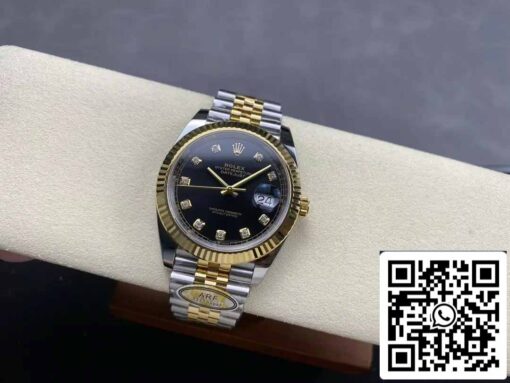 Rolex Datejust m126333-0006 ARF Factory 1:1 Best Edition electroplated with 18k gold - immagine 4