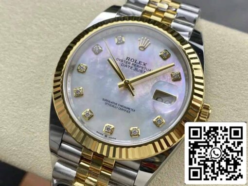 Rolex Datejust m126333-0018  ARF Factory 1:1 Best Edition electroplated with 18k gold - immagine 3