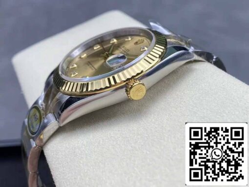 Rolex Datejust m126333-0011 Oyster Strap ARF Factory 1:1 Best Edition electroplated with 18k gold - Image 6