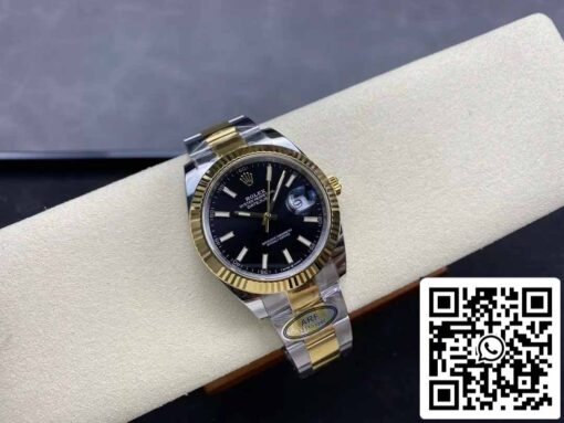 Rolex Datejust m126333-0013 Oyster Strap ARF Factory 1:1 Best Edition electroplated with 18k gold - Image 9