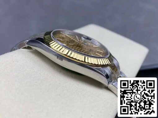 Rolex Datejust m126333-0009 Oyster Strap  ARF Factory 1:1 Best Edition electroplated with 18k gold - immagine 7