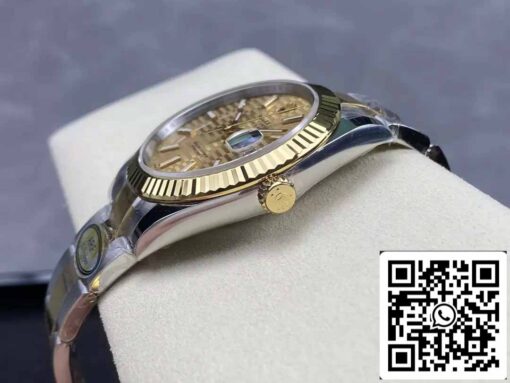 Rolex Datejust m126333-0009 Oyster Strap  ARF Factory 1:1 Best Edition electroplated with 18k gold - immagine 6