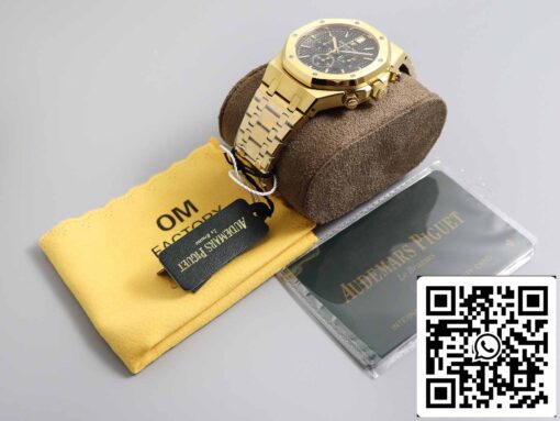 Audemars Piguet Royal Oak 26331 1:1 Best Edition OM Factory Black Dial Yellow Gold - Image 7