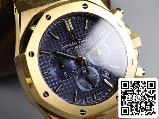 Audemars Piguet Royal Oak 26331  1:1 Best Edition OM Factory Blue Dial Yellow Gold Stainless Steel - immagine 7