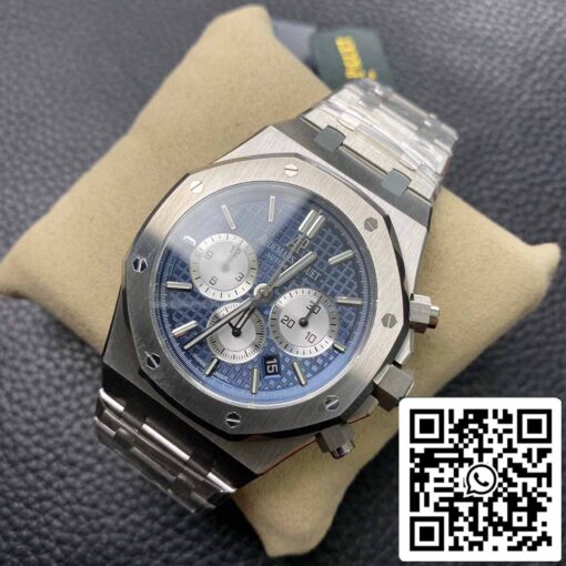 Audemars Piguet Royal Oak 26331  1:1 Best Edition OM Factory Blue Dial Stainless Steel - immagine 7