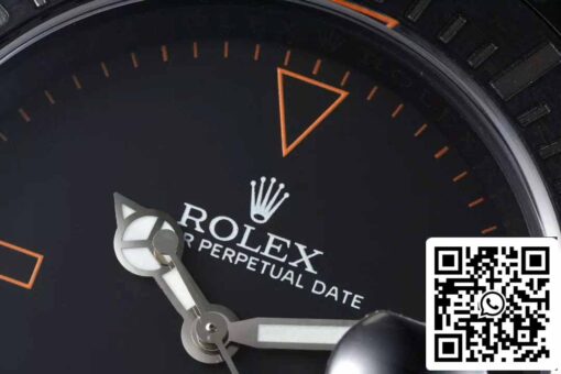 Rolex Deepsea Sea-Dweller M126600 1:1 Best Edition Diw Factory V2 upgrade Leather Strap - Imagen 6