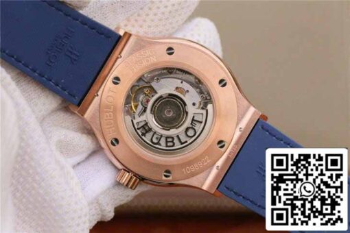 Hublot Classic Fusion 542.OX.7180.LR 1:1 Best Edition JJ Factory Blue Dial Rose Gold - 이미지 12