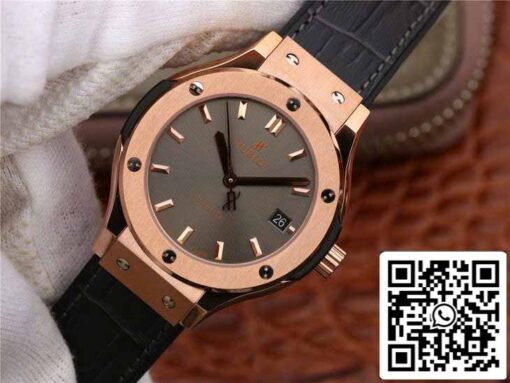 Hublot Classic Fusion 542.OX.7081.LR 1:1 Best Edition JJ Factory Grey Dial Rose Gold - 이미지 3