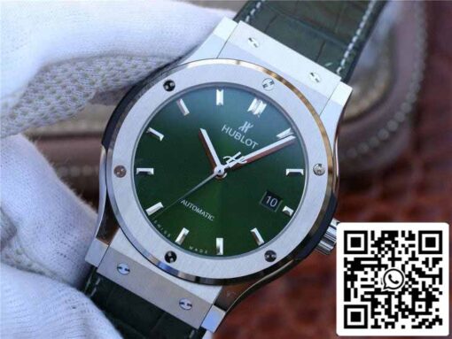 Hublot Classic Fusion 542.NX.8970.LR 1:1 Best Edition JJ Factory Green Dial - 이미지 3