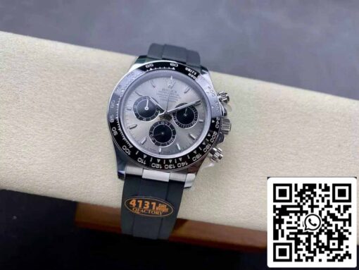 Rolex Cosmograph Daytona m126519 1:1 Best Edition QF Factory 4131 Movement Grey Dial - immagine 4