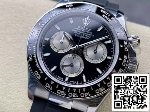 Rolex Cosmograph Daytona m126519 1:1 Best Edition QF Factory 4131 Movement Black Dial - 이미지 3