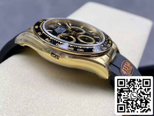 Rolex Cosmograph Daytona m126518 1:1 Best Edition QF Factory 4131 Movement Black dial and Gold - immagine 5