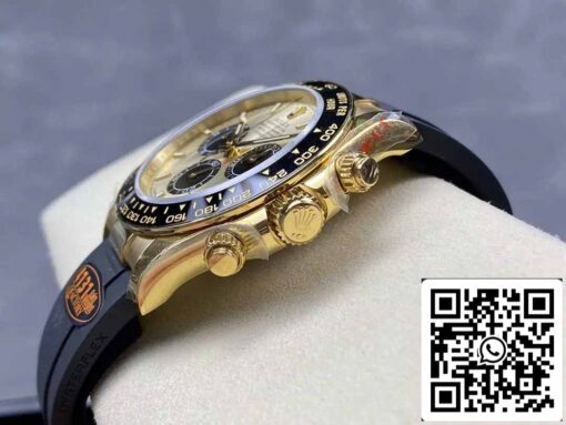 Rolex Cosmograph Daytona m126518 1:1 Best Edition QF Factory 4131 Movement Yellow Dial - immagine 6