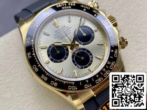 Rolex Cosmograph Daytona m126518 1:1 Best Edition QF Factory 4131 Movement Yellow Dial - immagine 2