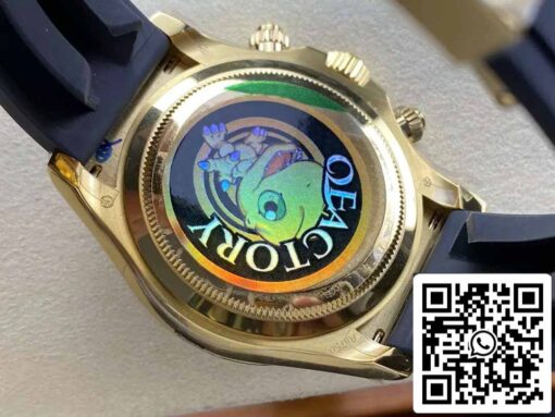 Rolex Cosmograph Daytona m126518 1:1 Best Edition QF Factory 4131 Movement Black Dial and Yellow Gold - Image 7