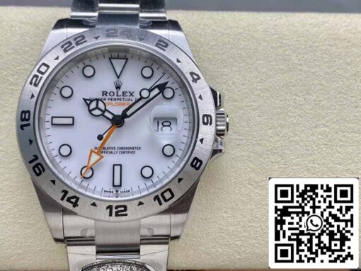 Rolex Explorer II M226570-0001  Men Watches 1:1 Clean Factory 3285 movement white dial