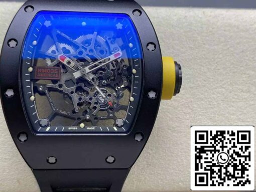 Richard Mille RM035 Rafa Americas Edition 1:1 Best Edition Sonic Factory V3 Black Ceramic