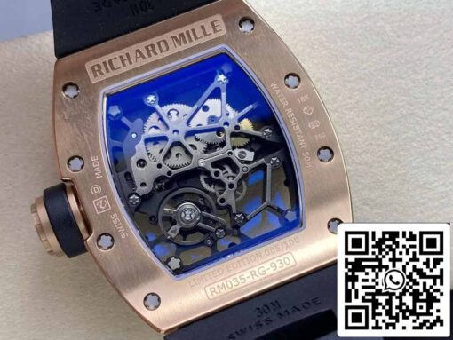 Richard Mille RM035 Toro Americas Edition 1:1 Best Edition Sonic Factory V3 Rose Gold - Image 4