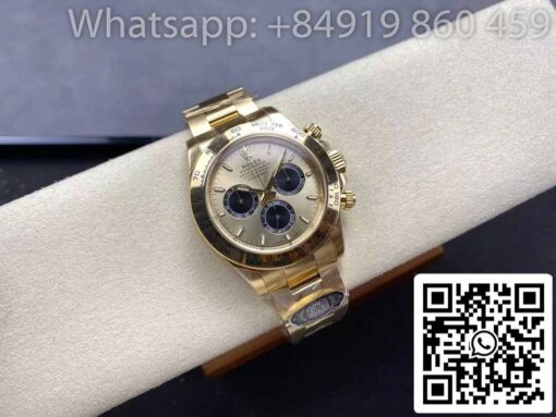 Rolex Cosmograph Daytona m126508-0006 Best Clone Clean Factory 4131 Movement Yellow Gold - immagine 4