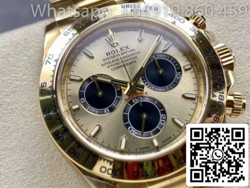 Rolex Cosmograph Daytona m126508-0006 Best Clone Clean Factory 4131 Movement Yellow Gold - immagine 2