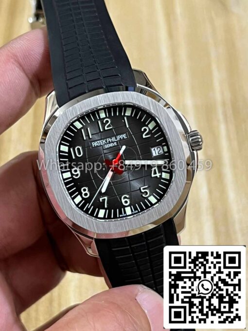 Patek Philippe Aquanaut 5167A-001 1:1 Best Clone 3K Factory Black Dial V3 new Buckle - Image 3