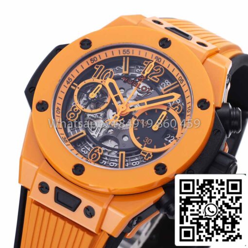 Hubot Big Bang Unico Orange Ceramic 441.CU.5910.RX BBF Factory 1:1 Best Clone - immagine 5