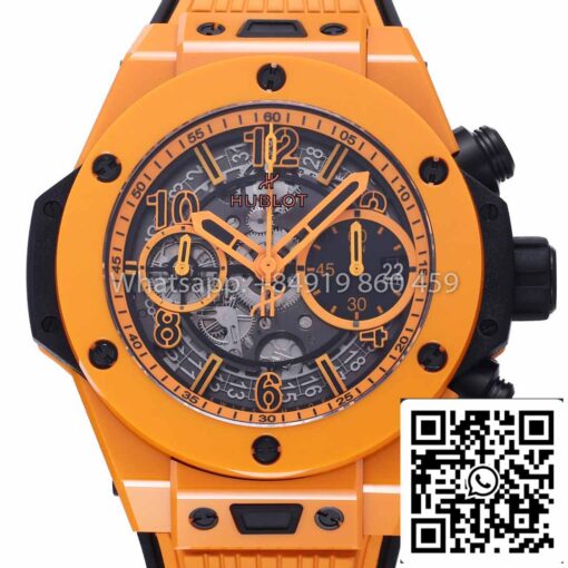 Hubot Big Bang Unico Orange Ceramic 441.CU.5910.RX BBF Factory 1:1 Best Clone - immagine 6