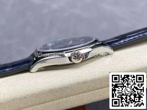 Vacheron Constantin Fiftysix 4600E/000A-B487 Blue Dial Silver Case 1:1 Best Clone — изображение 5