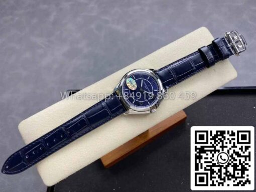 Vacheron Constantin Fiftysix 4600E/000A-B487 Blue Dial Silver Case 1:1 Best Clone — изображение 7