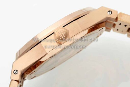 Audemars Piguet Royal Oak  15510ST from IPF Factory 1:1 Best Clone Blue Dial Rose Gold — изображение 6