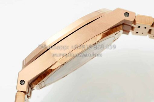 Audemars Piguet Royal Oak  15510ST from IPF Factory 1:1 Best Clone Blue Dial Rose Gold — изображение 4