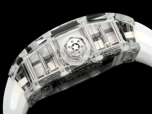 Richard Mille RM 56-02 Tourbillon 1:1 Best Clone RM Factory Transparent case White Dial - Imagen 4