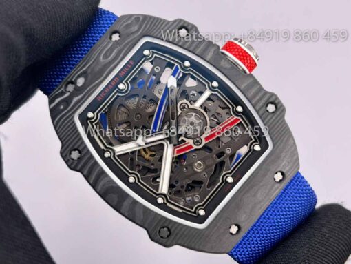 Replica Richard Mille RM67-02 Carbon NTPT Sébastien Ogier 1:1 Best Clone V2 - immagine 4