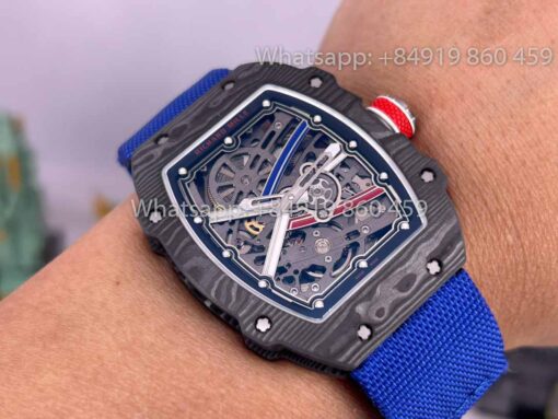 Replica Richard Mille RM67-02 Carbon NTPT Sébastien Ogier 1:1 Best Clone V2 - immagine 6