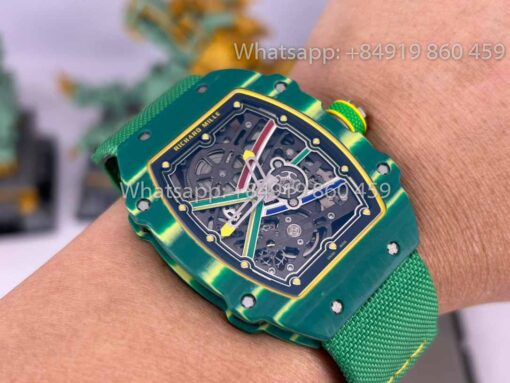 Replica Richard Mille RM67-02 Sprint 48MM Wayde Van Niekerk Green  1:1 Best Clone V2 - Image 2