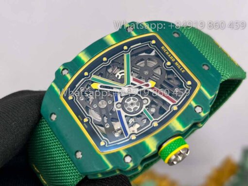 Replica Richard Mille RM67-02 Sprint 48MM Wayde Van Niekerk Green  1:1 Best Clone V2 - Image 3