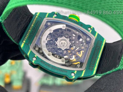 Replica Richard Mille RM67-02 Sprint 48MM Wayde Van Niekerk Green  1:1 Best Clone V2 - Image 5