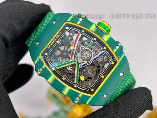 Replica Richard Mille RM67-02 Sprint 48MM Wayde Van Niekerk Green  1:1 Best Clone V2 - Image 9