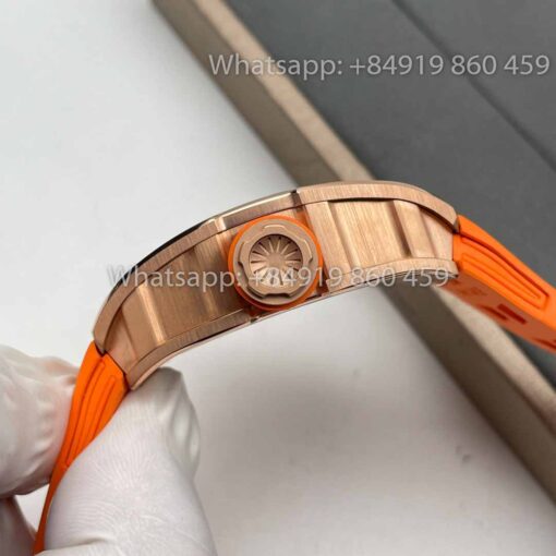 Richard Mille RM035 Toro Americas Edition Rose gold and Orange Strap 1:1 Best Clone Sonic Factory - Imagen 7