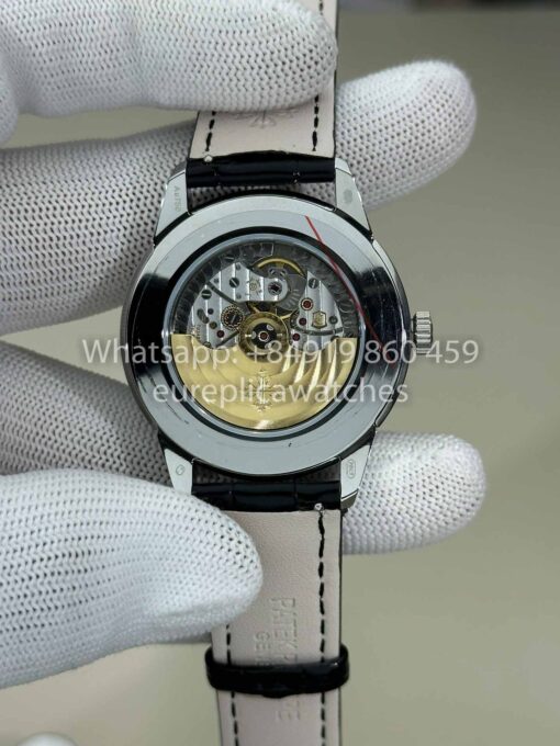 Patek Philippe Calatrava 5226G-001 Black Strap 1:1 Best Clone GR upgraded luminous version - Imagen 3