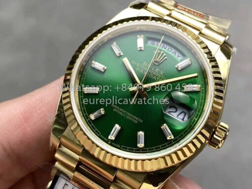 Rolex Day Date M128238-0130 128238-0130 QF Factory 1:1 Best Clone Green Dial - Image 3