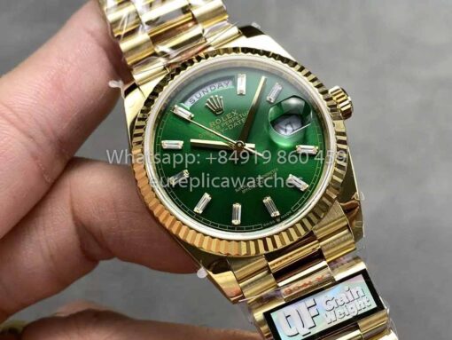 Rolex Day Date M128238-0130 128238-0130 QF Factory 1:1 Best Clone Green Dial - Image 2