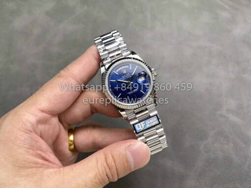 Rolex Day Date M128239 QF Factory 1:1 Best Clone Blue Index Dial - Image 4