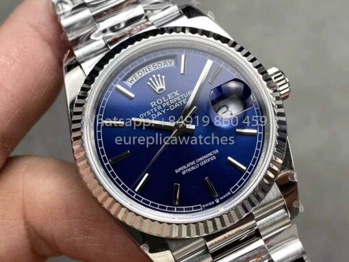 Rolex Day Date M128239 QF Factory 1:1 Best Clone Blue Index Dial - Image 2