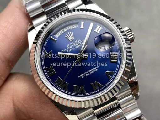 Rolex Day Date M128239 QF Factory 1:1 Best Clone Numeral Blue Dial - Image 2